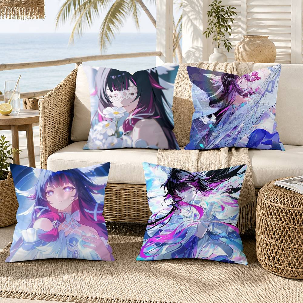 Home Textiles Là Gì - G-Genshin l-Impact C-columbina ปลอกหมอนสำหรับโซฟาห้องนั่งเล่นโฮมออฟฟิศตกแต่งฝาครอบป้องกัน