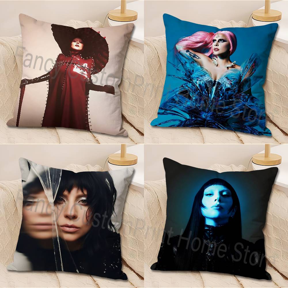 Home Textiles Là Gì - L-Lady G-Gaga Hot Album ปลอกหมอนสี่เหลี่ยมขนาดต่างๆ สำหรับตกแต่งรถบ้านห้องนอน
