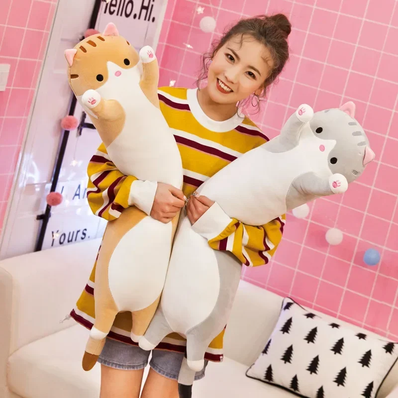 ตุ๊กตาแมวน่ารัก 19.5 นิ้ว (50  - Bolster Pillow Long บทวิจารณ์และราคา