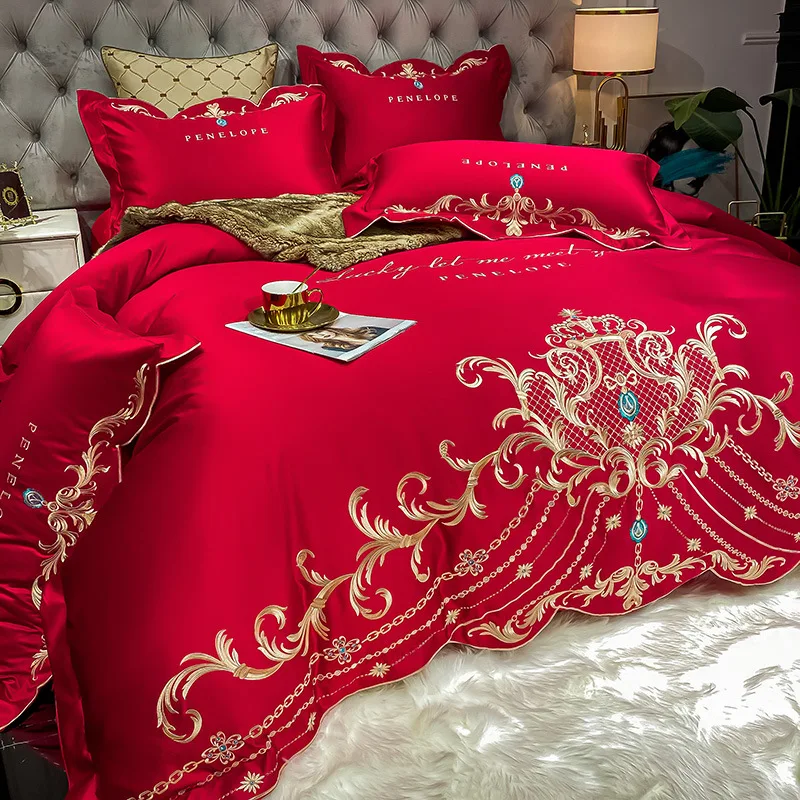 ชุดผ้าปูที่นอนสไตล์ยุโรป 4 ชิ้ - Silk Sheet Set บทวิจารณ์และราคา