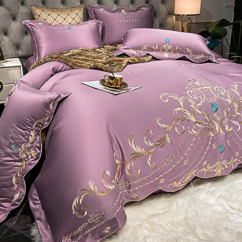ชุดผ้าปูที่นอนสไตล์ยุโรป 4 ชิ้ - Silk Sheet Set บทวิจารณ์และราคา