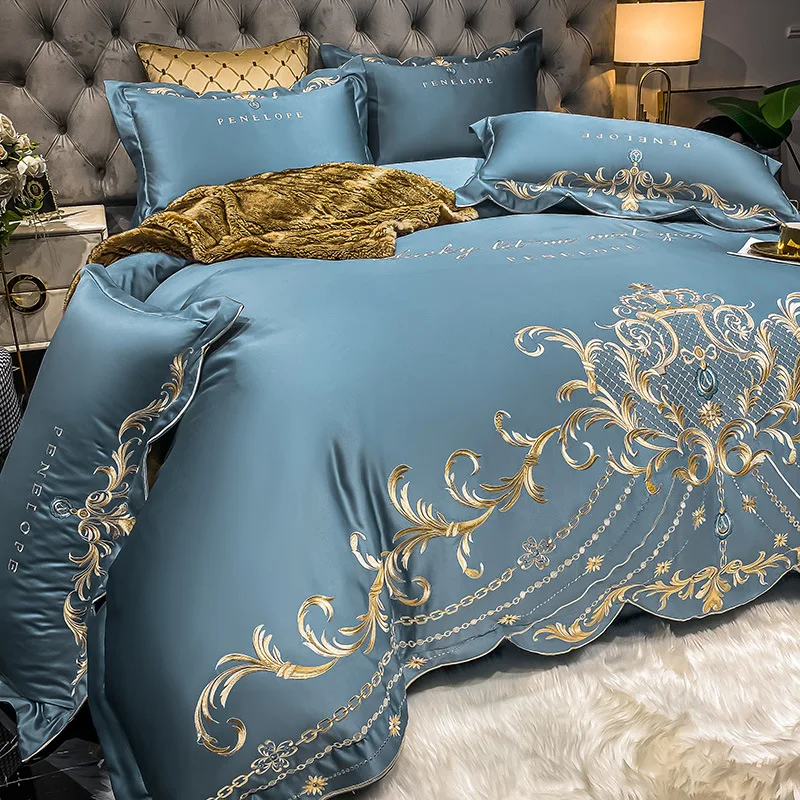 ชุดผ้าปูที่นอนสไตล์ยุโรป 4 ชิ้ - Silk Sheet Set บทวิจารณ์และราคา