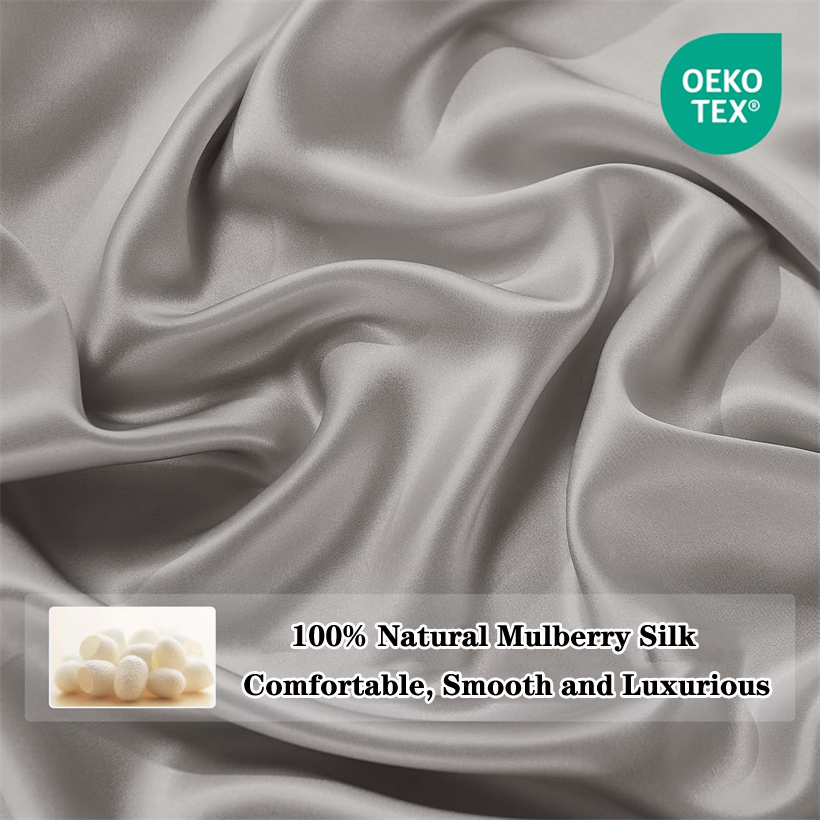 ผ้าปูที่นอนผ้าไหมมัลเบอร์รี่แท - Silk Sheet Set บทวิจารณ์และราคา