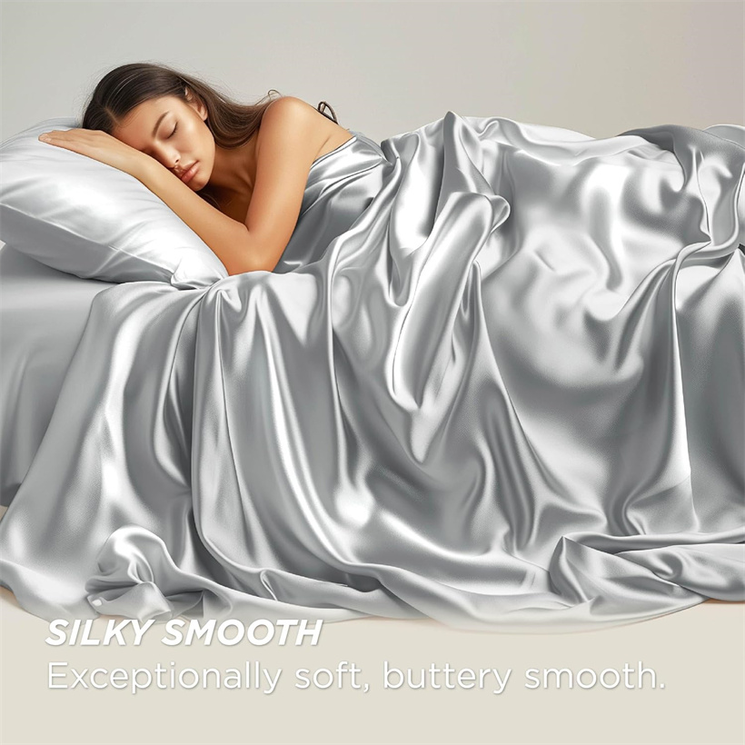 ผ้าปูที่นอนผ้าไหมมัลเบอร์รี่แท - Silk Sheet Set บทวิจารณ์และราคา