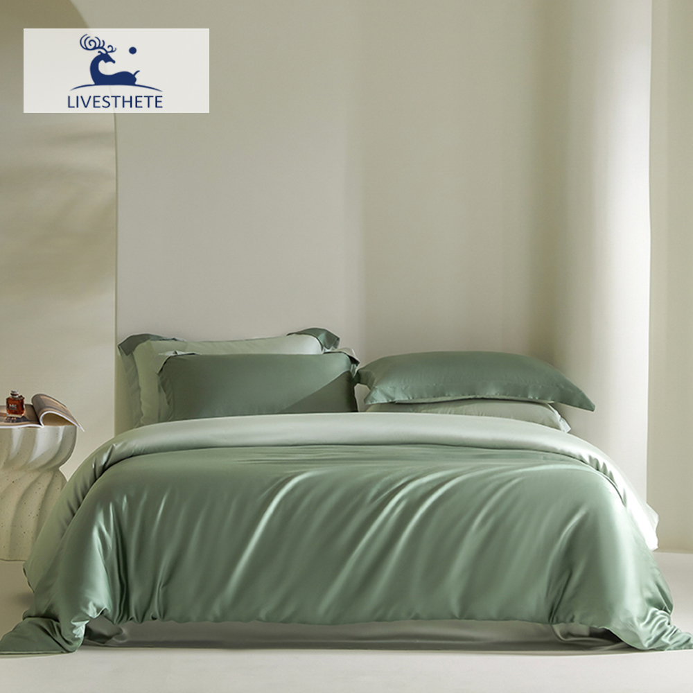 Liv-esthete ชุดเครื่องนอนผ้าไห - Silk Sheet Set บทวิจารณ์และราคา