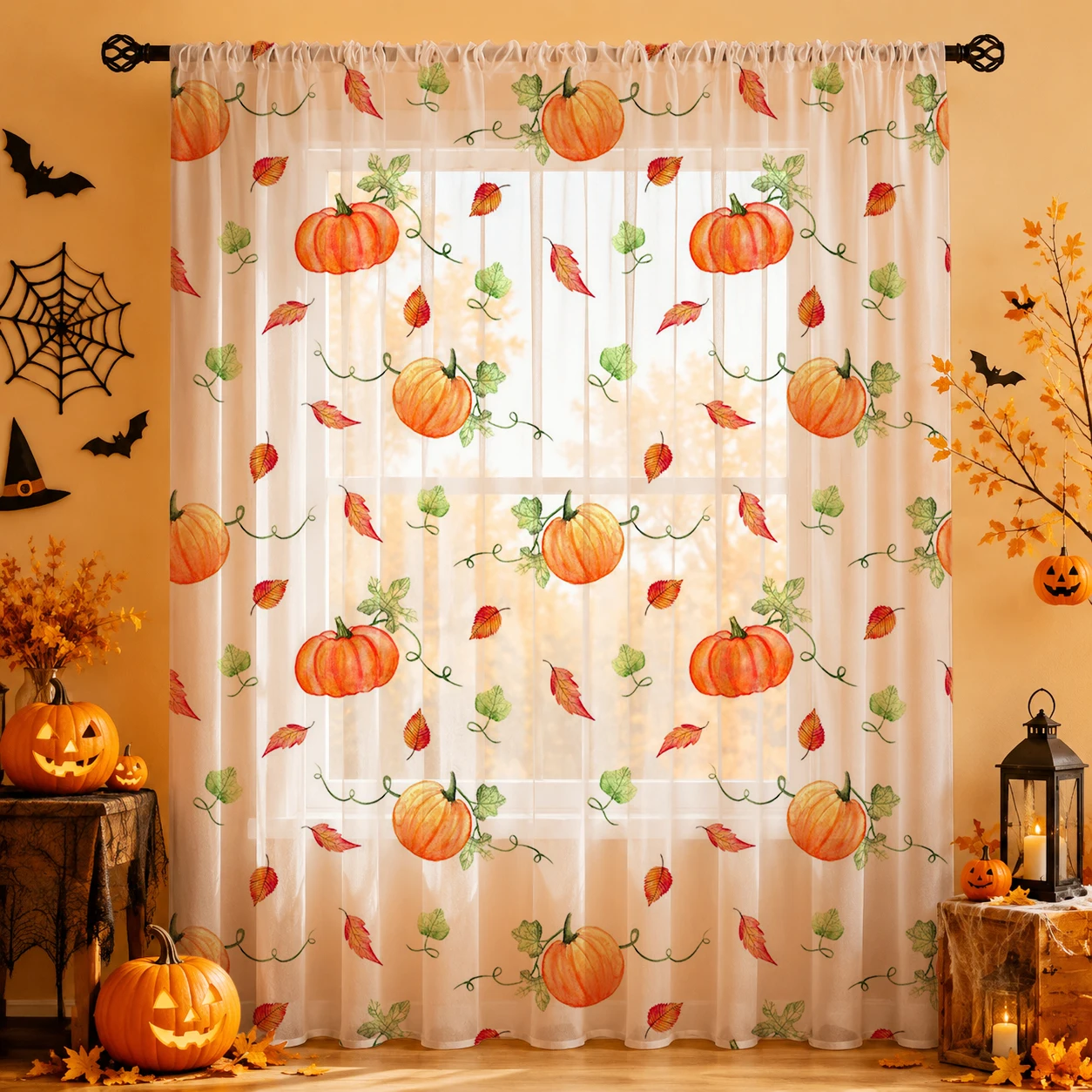 ม่านโปร่งแสงสำหรับตกแต่งบ้านลา - Curtain Sheer Voile บทวิจารณ์และราคา