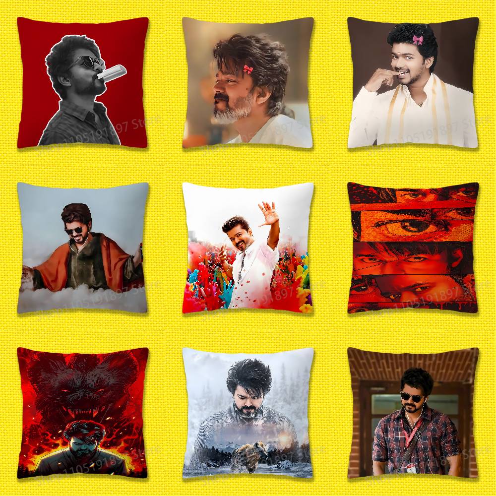 ปลอกหมอนอิงลาย T-Thalapathy V- - Home Textiles India บทวิจารณ์และราคา