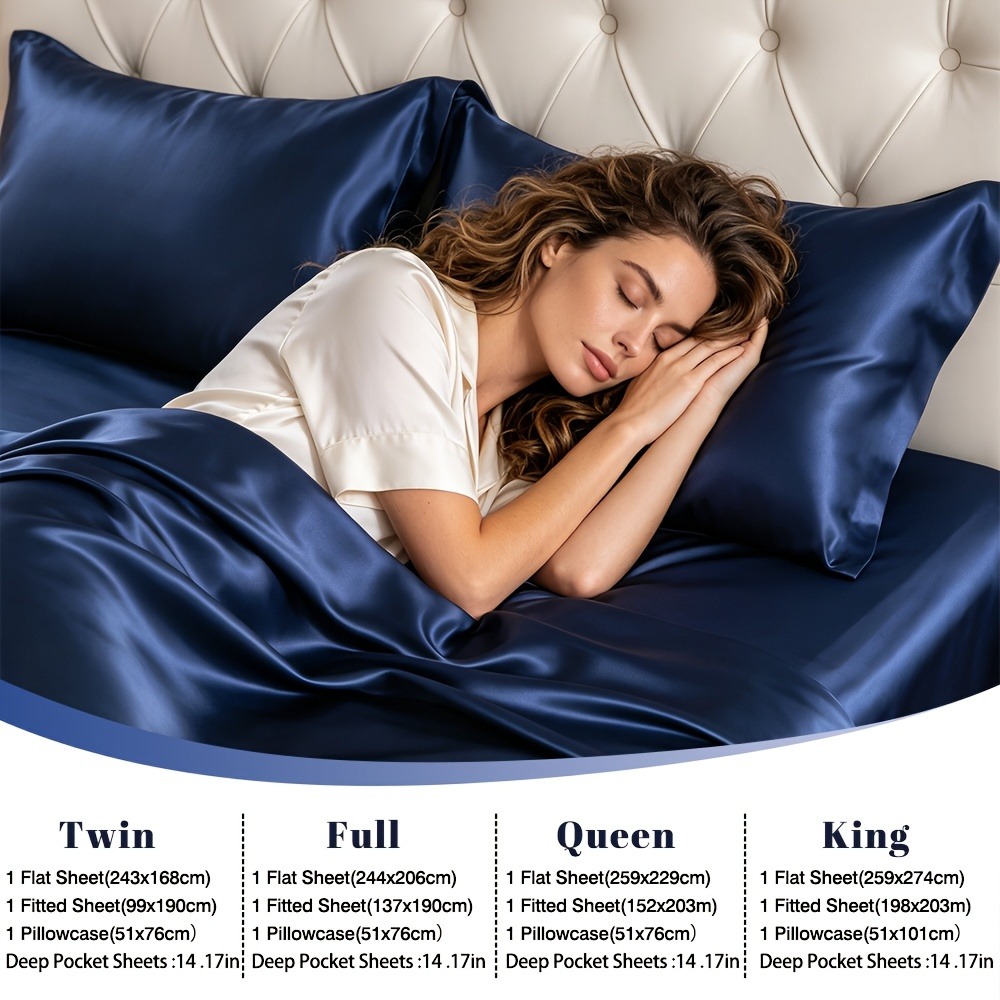 ชุดผ้าปูที่นอนพรีเมียม 4 ชิ้น  - Silk Sheet Set บทวิจารณ์และราคา