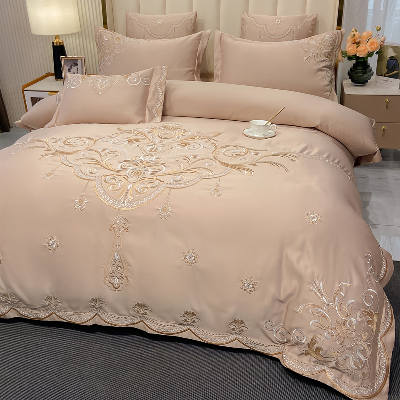ชุดเครื่องนอนสไตล์ยุโรป 4 ชิ้น - Silk Sheet Set บทวิจารณ์และราคา