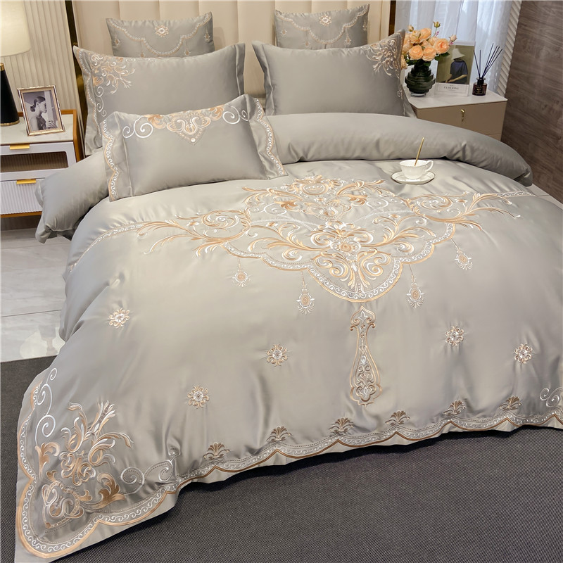 ชุดเครื่องนอนสไตล์ยุโรป 4 ชิ้น - Silk Sheet Set บทวิจารณ์และราคา