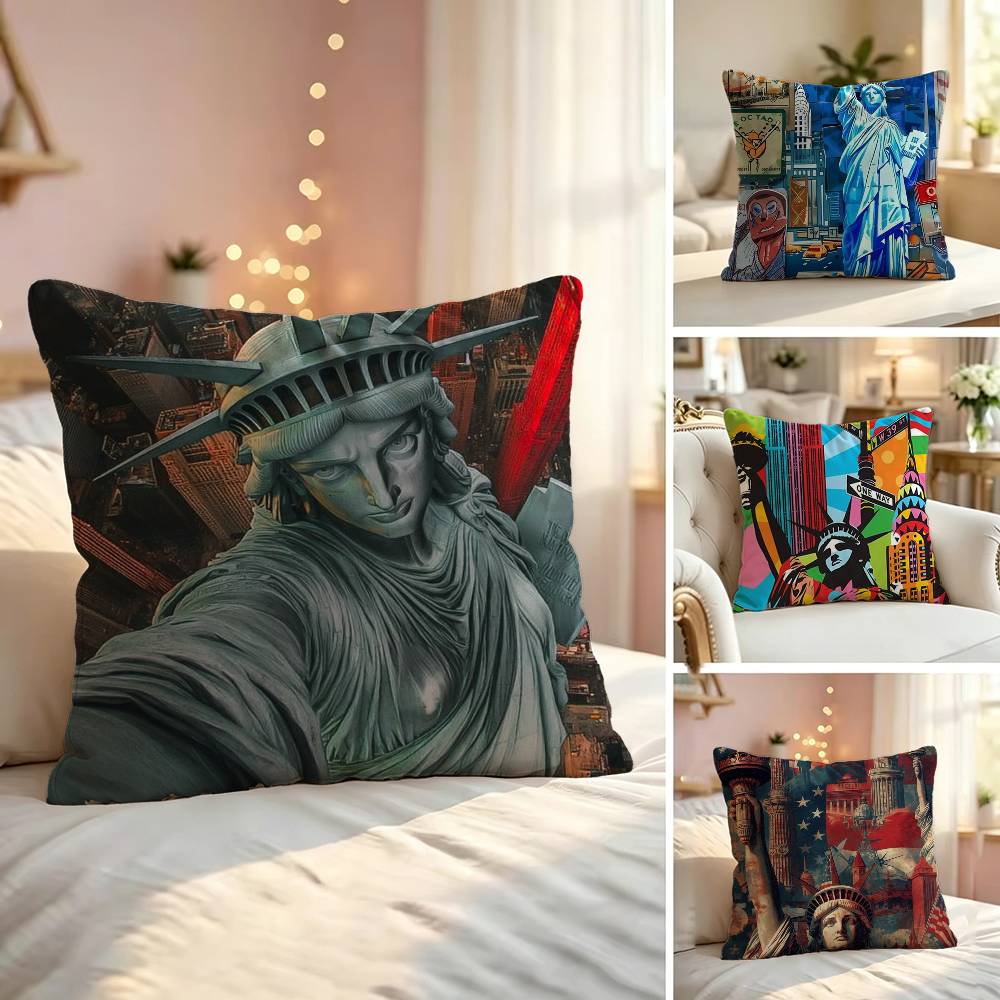 ปลอกหมอนลายภาพเมืองนิวยอร์ก ปล - Home Textiles New York บทวิจารณ์และราคา