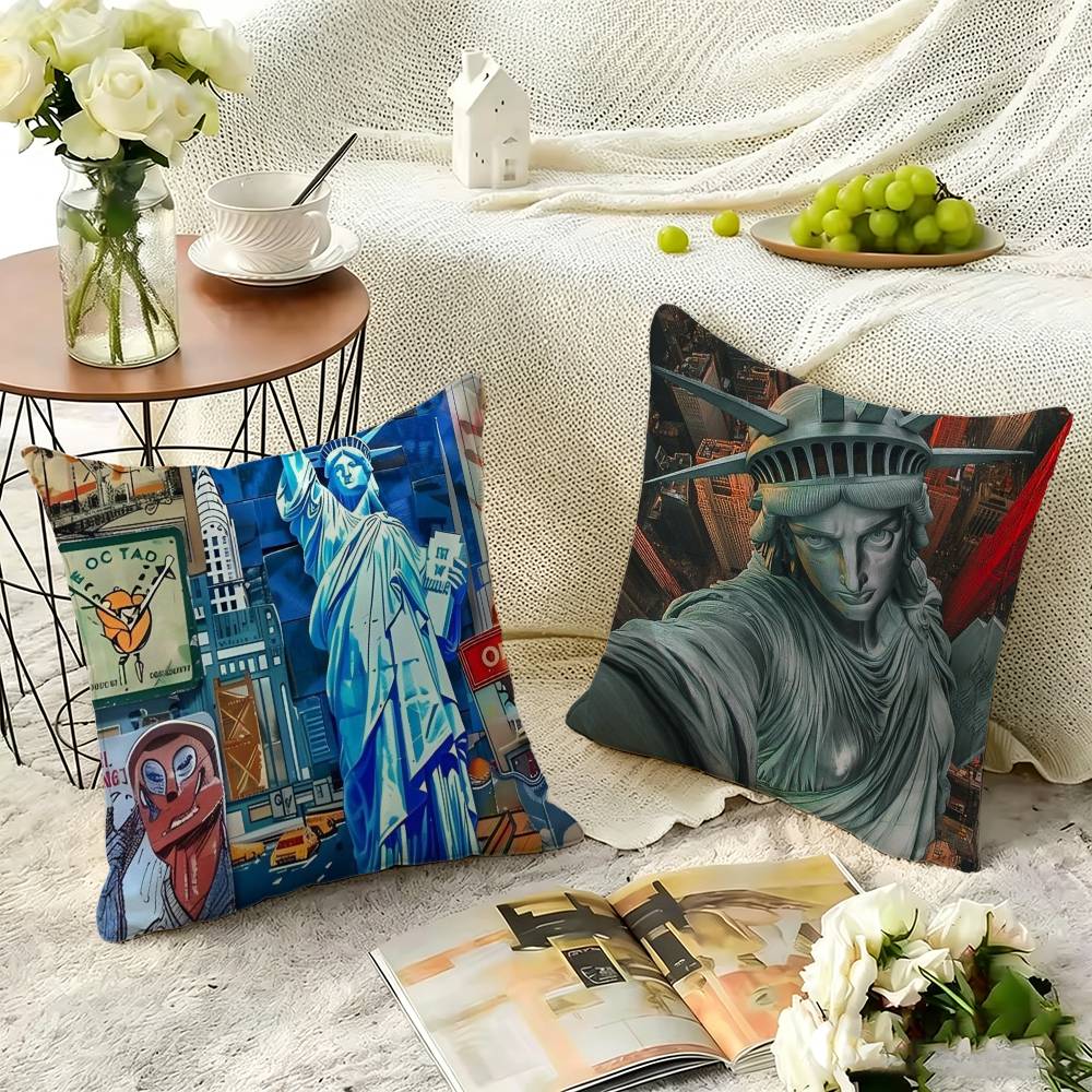 ปลอกหมอนลายภาพเมืองนิวยอร์ก ปล - Home Textiles New York บทวิจารณ์และราคา