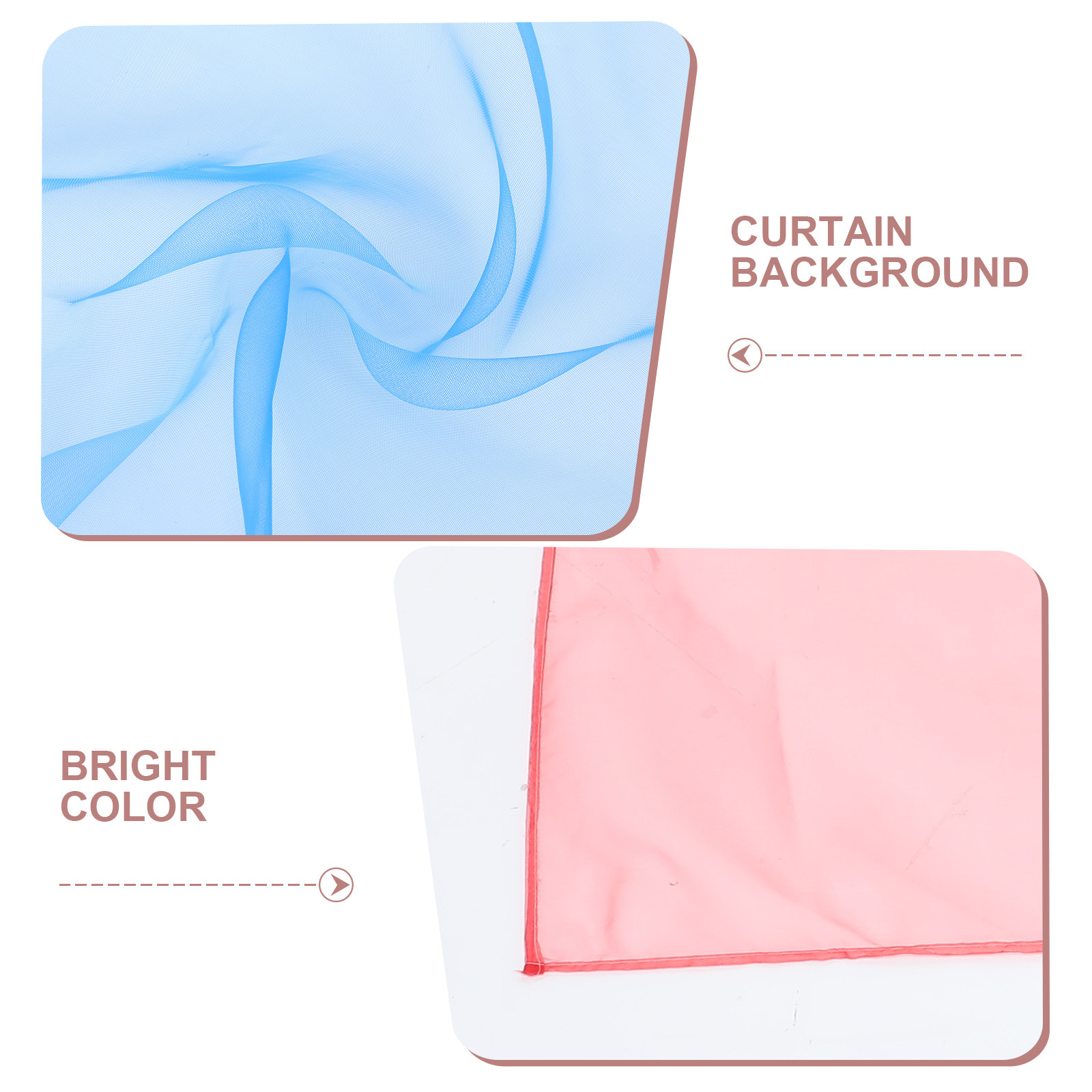 ม่านโปร่งแสงหลากสี 4 ชิ้น สำหร - Curtain Sheer Voile บทวิจารณ์และราคา