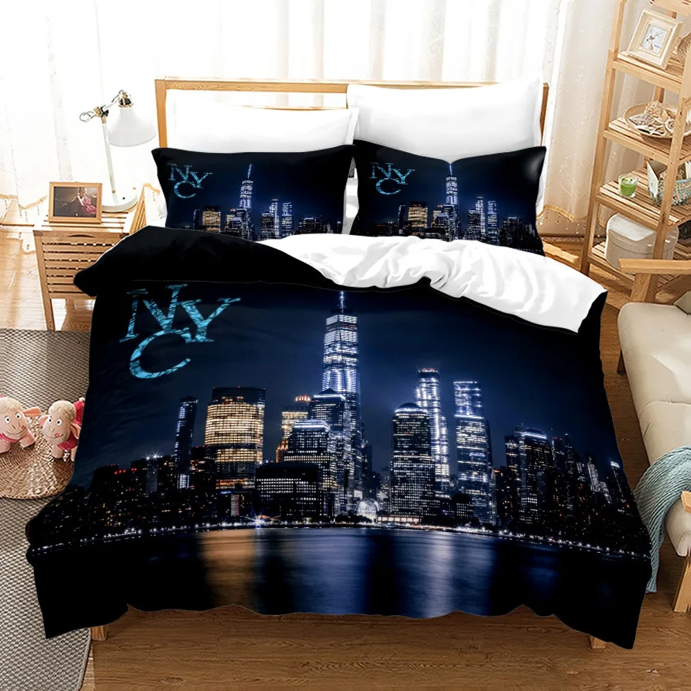 New York City Night View ชุดเค - Home Textiles New York บทวิจารณ์และราคา