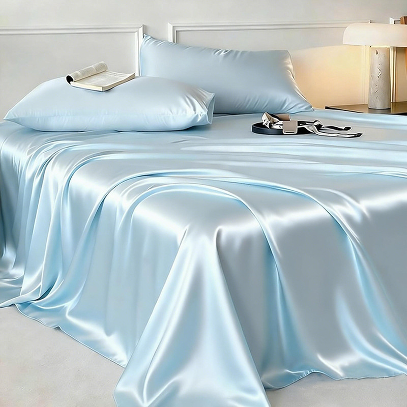 ผ้าปูที่นอนเย็นสบายสำหรับฤดูร้ - Silk Sheet Set บทวิจารณ์และราคา