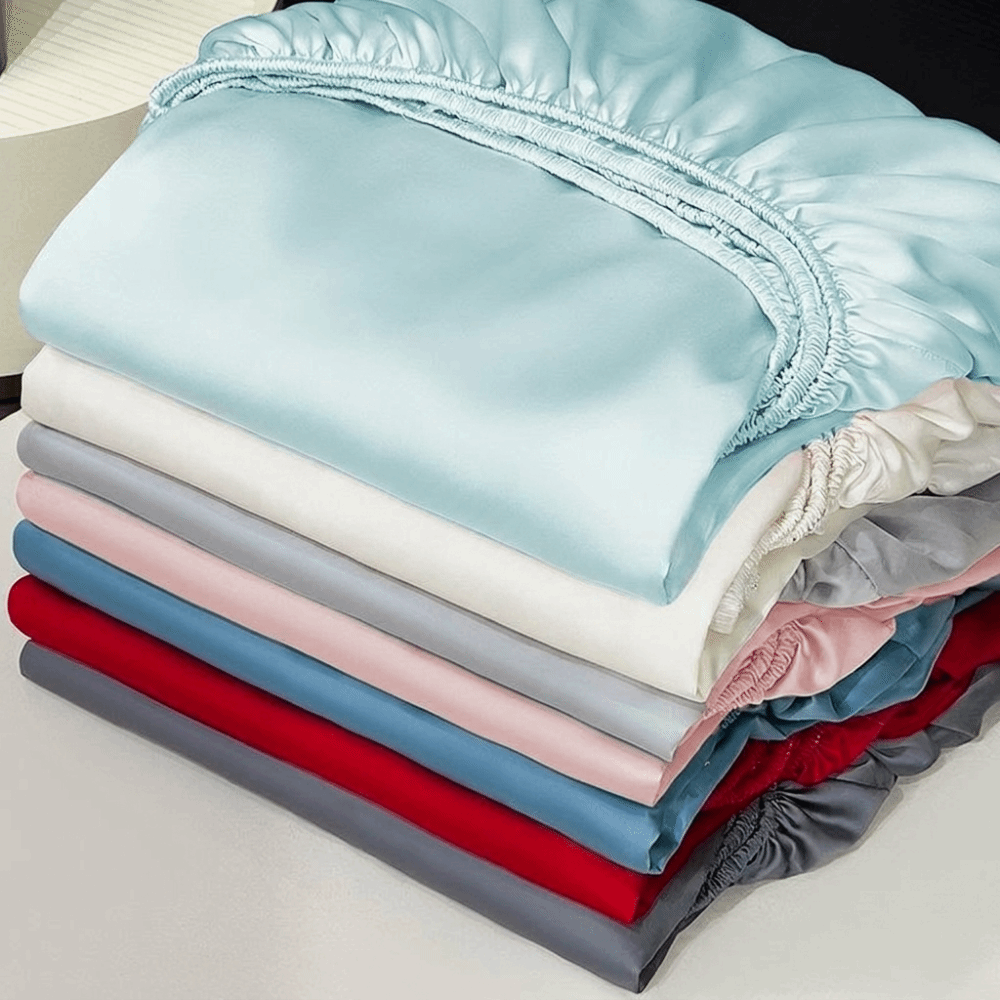 ผ้าปูที่นอนแบบยืดหยุ่น ระบายอา - Silk Sheet Set บทวิจารณ์และราคา