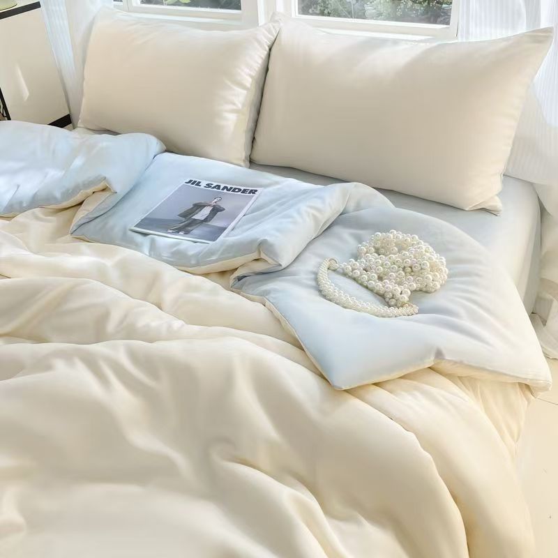 ชุดเครื่องนอน ผ้าปูที่นอน ชุดผ - Silk Sheet Set บทวิจารณ์และราคา